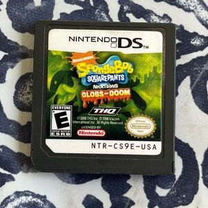 SpongeBob SquarePants Globs of Doom Nintendo DS game 2008, no case